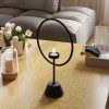 Elegant Black Metal Decorative Accessory, 30x18.5x9 cm