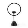 Elegant Black Metal Decorative Accessory, 30x18.5x9 cm