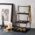 Elegant Black Decorative Metal Accessory, 16x30.5x17 cm