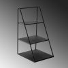 Elegant Black Decorative Metal Accessory, 16x30.5x17 cm