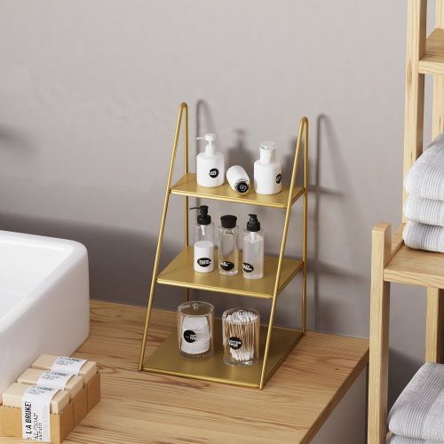 Elegant Gold Decorative Metal Accessory, 16x30.5x17 cm