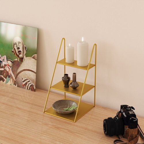 Elegant Gold Decorative Metal Accessory, 16x30.5x17 cm