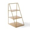 Elegant Gold Decorative Metal Accessory, 16x30.5x17 cm
