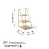 Elegant Gold Decorative Metal Accessory, 16x30.5x17 cm
