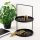 Elegant Black Decorative Metal Accessory, 21 cm Dia