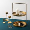 Elegant Gold Decorative Metal Accessory, 21 cm Diameter