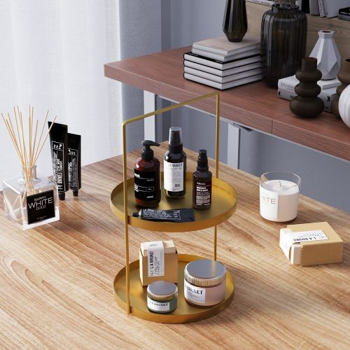 Elegant Gold Decorative Metal Accessory, 21 cm Diameter