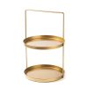 Elegant Gold Decorative Metal Accessory, 21 cm Diameter