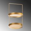 Elegant Gold Decorative Metal Accessory, 21 cm Diameter