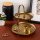 Elegant Gold Decorative Metal Accessory, 20 cm Diameter