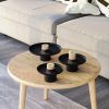 Elegant Black Decorative Metal Accessory Set, 3 Sizes