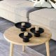 Elegant Black Decorative Metal Accessory Set, 3 Sizes