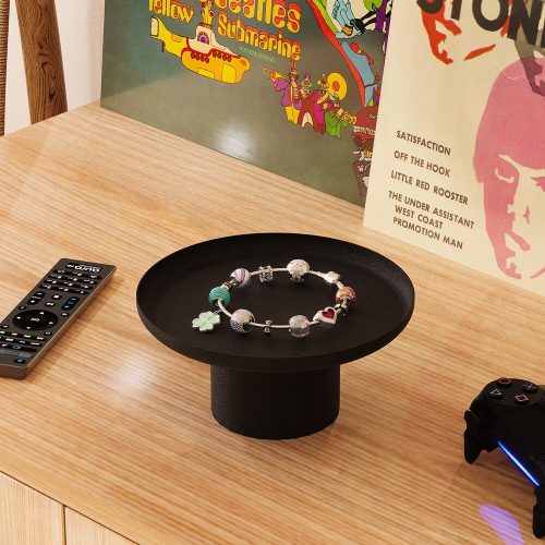 Elegant Black Decorative Metal Accessory Set, 3 Sizes