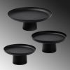 Elegant Black Decorative Metal Accessory Set, 3 Sizes