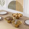 Elegant Gold Decorative Metal Accessory Set, 3 Pieces