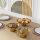 Elegant Gold Decorative Metal Accessory Set, 3 Pieces