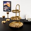 Elegant Gold Decorative Metal Accessory, 20 cm Diameter