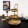 Elegant Gold Decorative Metal Accessory, 20 cm Diameter