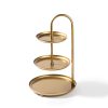 Elegant Gold Decorative Metal Accessory, 20 cm Diameter