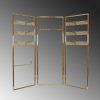 Elegant Gold Metal Jewelry Stand Organizer, 40x4x45 cm