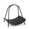 Elegant Black Metal Decorative Accessory, 42x50x39 cm