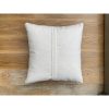 Brown Cotton Cushion 43x43 cm, 100% Bead Silicone Fill