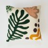 Stylish Cushion Cover 43x43 cm, Mustard & Grey, Washable