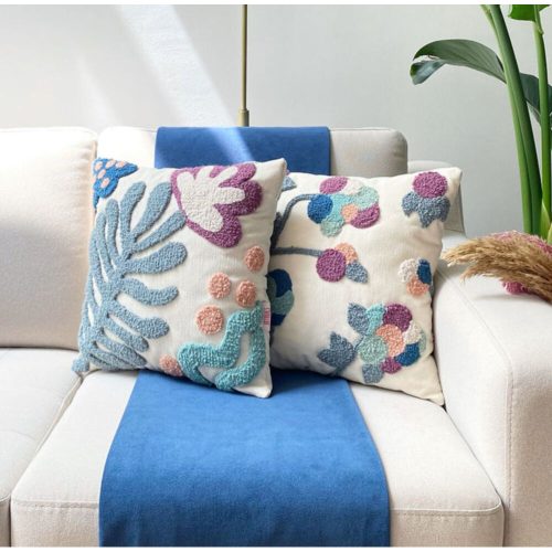 Vibrant Cushion Set (2 Pieces), 43x43 cm, Soft & Durable
