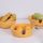 Handmade Cotton Basket Set (3 Pieces), Yellow, 15x15x6 cm