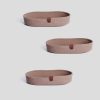 Handmade Cotton Bread Basket Set (3 Pieces) - Beige