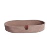 Handmade Cotton Bread Basket Set (3 Pieces) - Beige