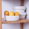 Handmade Cotton Basket Set (3 Pieces) - Ecru, 15x15x7 cm