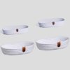 Handmade Cotton Bread Basket Set (4 Pieces) - Ecru