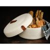 Handmade Cotton Basket Set (3 Pieces), Ecru, 20x20x9 cm
