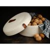Handmade Cotton Basket Set (3 Pieces), Ecru, 20x20x9 cm