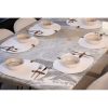 Handmade Cotton Jute Table Mat Set (6 Pieces) | Ecru