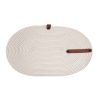 Handmade Cotton Jute Table Mat Set (6 Pieces) | Ecru
