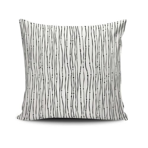 Stylish 43x43 cm Cushion Cover, Cotton-Polyester Blend, Washable