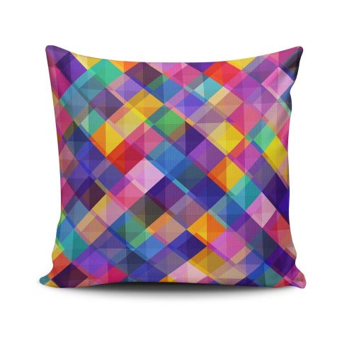 Stylish 43x43 cm Cushion Cover, Cotton-Polyester Blend, Washable