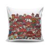 Stylish 43x43 cm Cushion Cover, Cotton-Polyester Blend, Washable