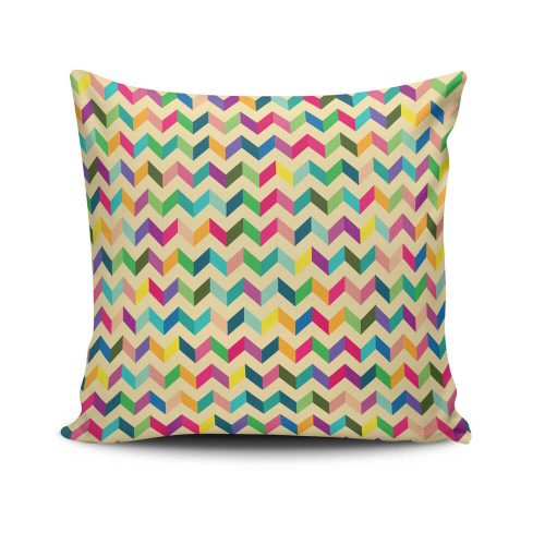 Stylish 43x43 cm Cushion Cover, Cotton-Polyester Blend, Washable