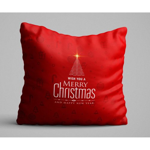 Washable Cushion 43x43 cm, Cotton-Polyester Blend, Soft