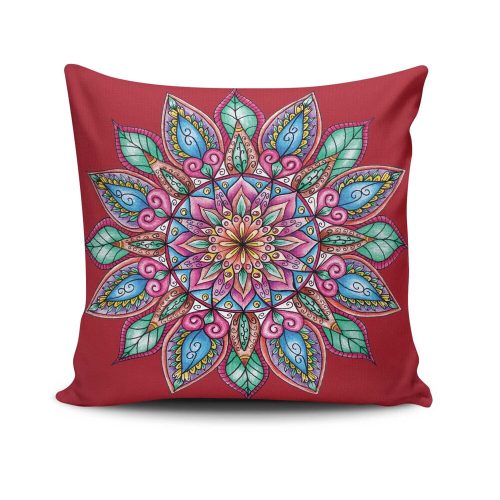 Soft Washable Cushion, 43x43 cm, Cotton-Polyester Blend