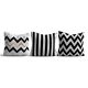 3-Piece Cushion Cover Set, 43x43 cm, Cotton-Polyester