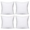 4-Pack White Pillow Filler, 45x45 cm, 100% Polyester