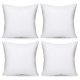 4-Pack White Pillow Filler, 45x45 cm, 100% Polyester