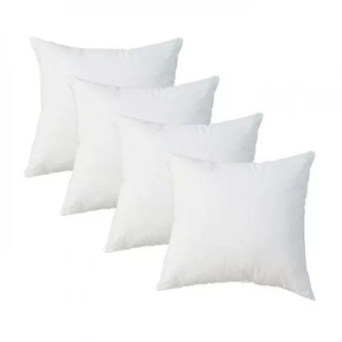4-Pack White Pillow Filler, 45x45 cm, 100% Polyester