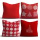 4-Piece Cushion Set, 43x43 cm, Cotton-Polyester Blend, Washable