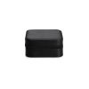 Elegant Black PU Leather Jewellery Box, 10x10x5.5 cm