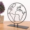 Black Metal Decorative Object, 22 x 20 cm, 100% Metal
